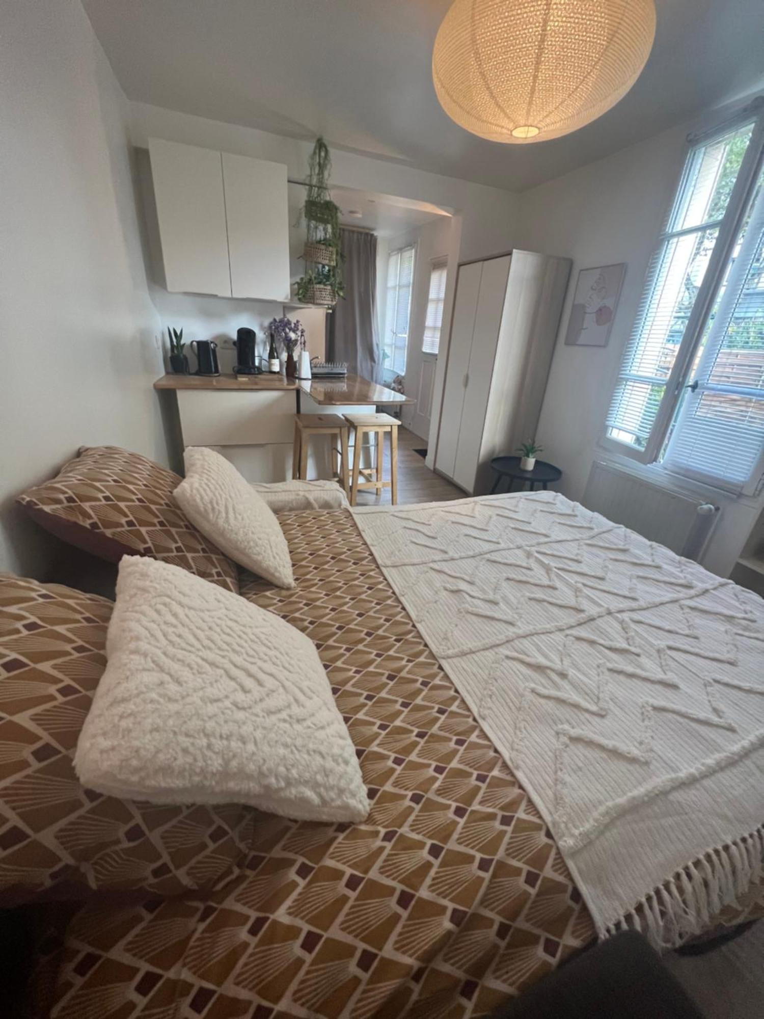 Escale Cosy A Pontoise Jacuzzi Et Terrasse Apartment Exterior photo